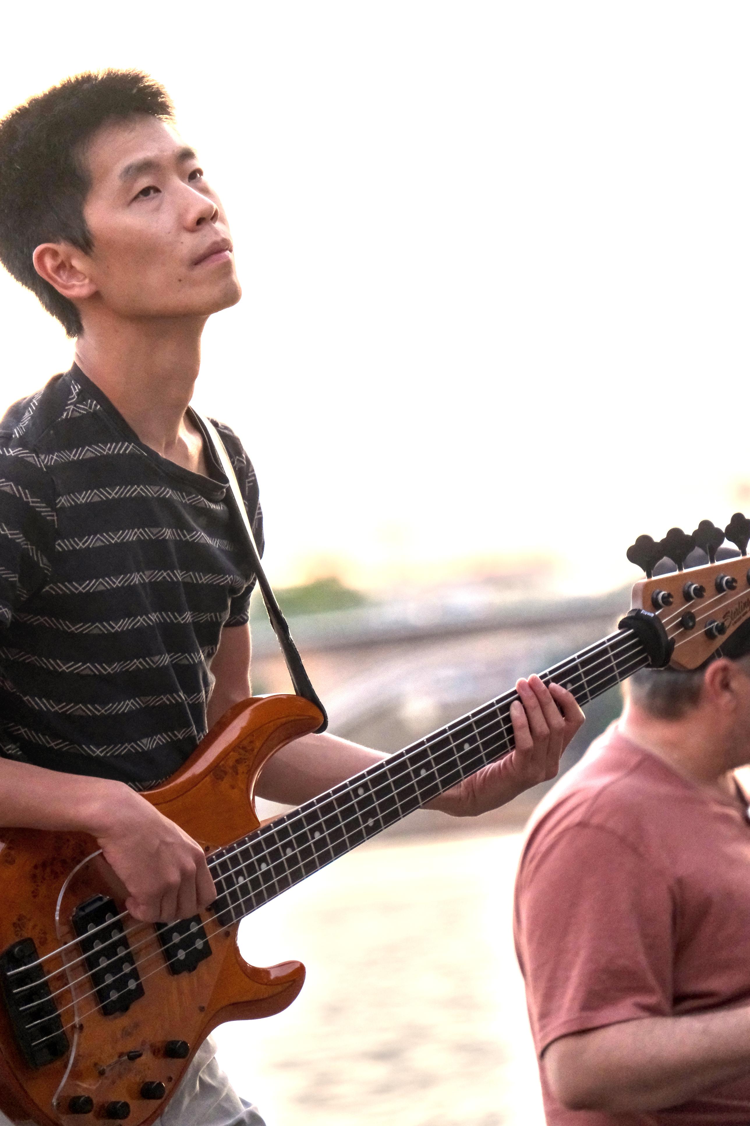 photo concert, bords de Garonne, Toulouse, Nokta Simio, Julien Franck